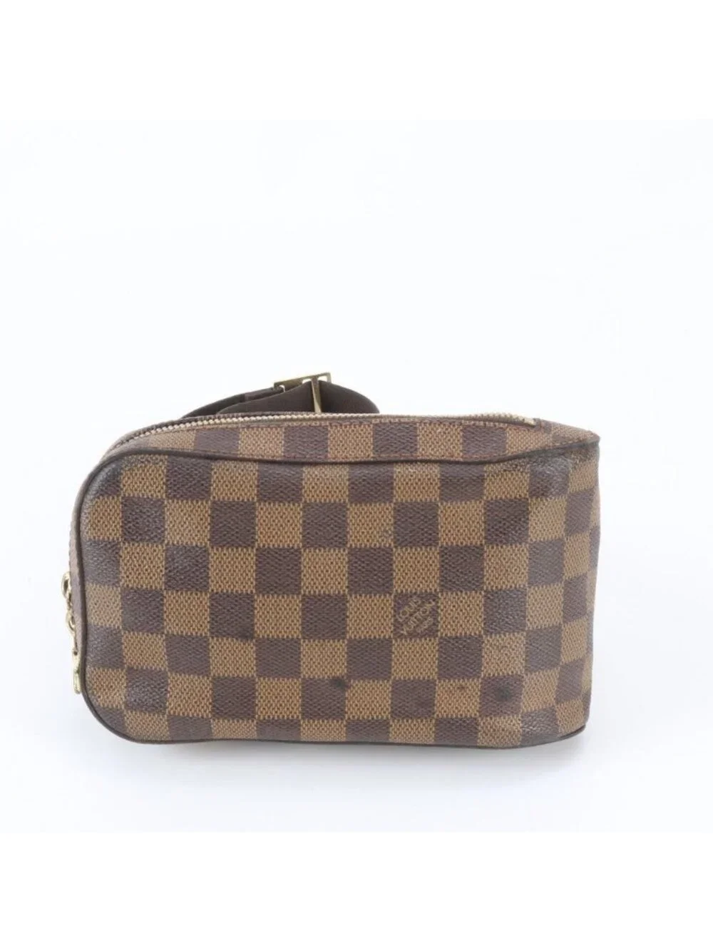 Louis Vuitton Damier Geronimos Leather 2-Way Belt Bag Crossbody Waist Pouch